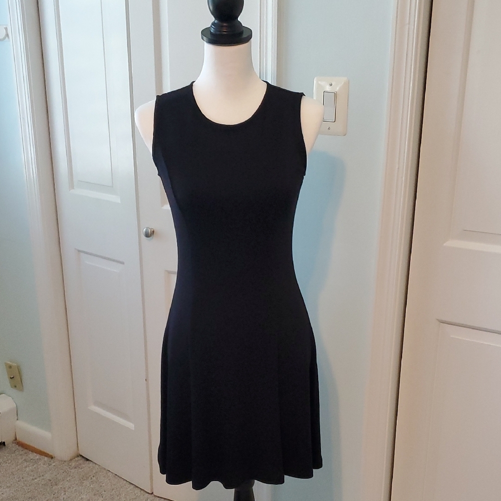 Elegant Black Sleeveless Dalia Dress Size XS